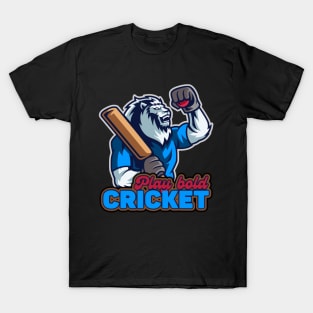 Play Bold Cricket T-Shirt